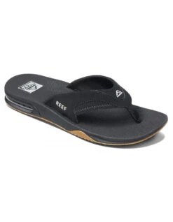 REEF SANDALS FANNING BLACK SILVER 8 REEF SANDALS FANNING BLACK SILVER -Salty Crew Shop reef infradito fanning black silver 4
