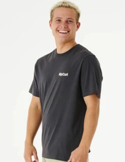 RIP CURL BLAZED AND TUBED TEE WASHED BLACK 7 RIP CURL BLAZED AND TUBED TEE WASHED BLACK -Salty Crew Shop rip curl blazed and tubed t shirt washed black 2