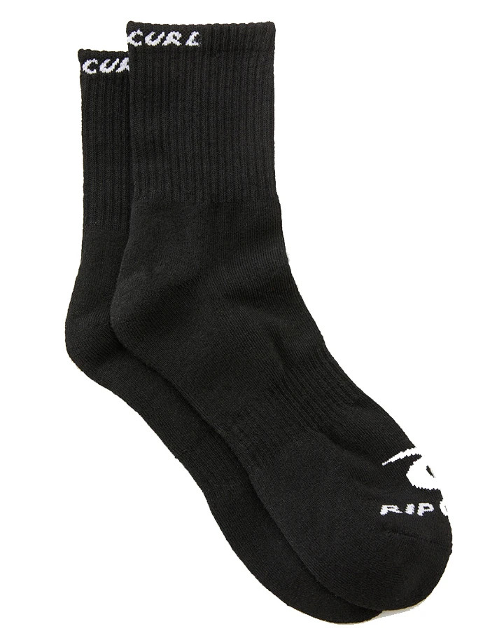 RIP CURL CORP CREW 5 PACK SOCK 1 RIP CURL CORP CREW 5 PACK SOCK