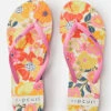 RIP CURL FLORAL WAVE SHAPERS OPEN TOE BONE