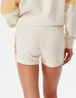 RIP CURL HEAT WAVE FLEECE SHORT OFF WHITE -Salty Crew Shop rip curl heat wave pantaloncini donna off white 2