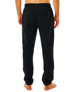 RIP CURL SEARCH ICON LOGO TRACK PANT BLACK -Salty Crew Shop rip curl pantaloni tuta search icon logo black