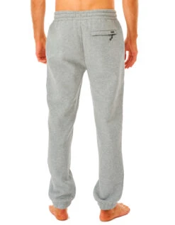 RIP CURL SEARCH LOGO TRACK PANT BLACK -Salty Crew Shop rip curl pantaloni tuta search logo grey marle