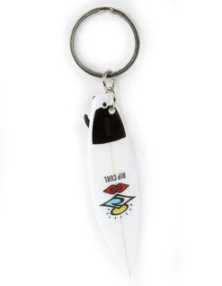 RIP CURL SURFBOARD KEYRINGS -Salty Crew Shop rip curl portachiavi tavola surf white red