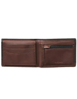 RIP CURL RIDGE PU ALL DAY WALLET BLACK TAN -Salty Crew Shop rip curl ridge pu all day portafoglio black tan 4
