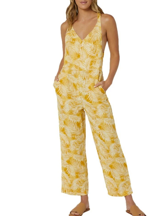 RIP CURL SUMMER PALM ROMPER GOLD 1 RIP CURL SUMMER PALM ROMPER GOLD