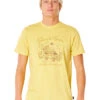 RIP CURL DRIFTER TEE RETRO YELLOW