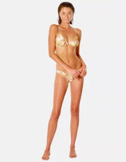 RIP CURL TOP PLAYABELLA SLIDING TRIANGLE LIGHT YELLOW -Salty Crew Shop rip curl top playabella sliding triangle light yellow