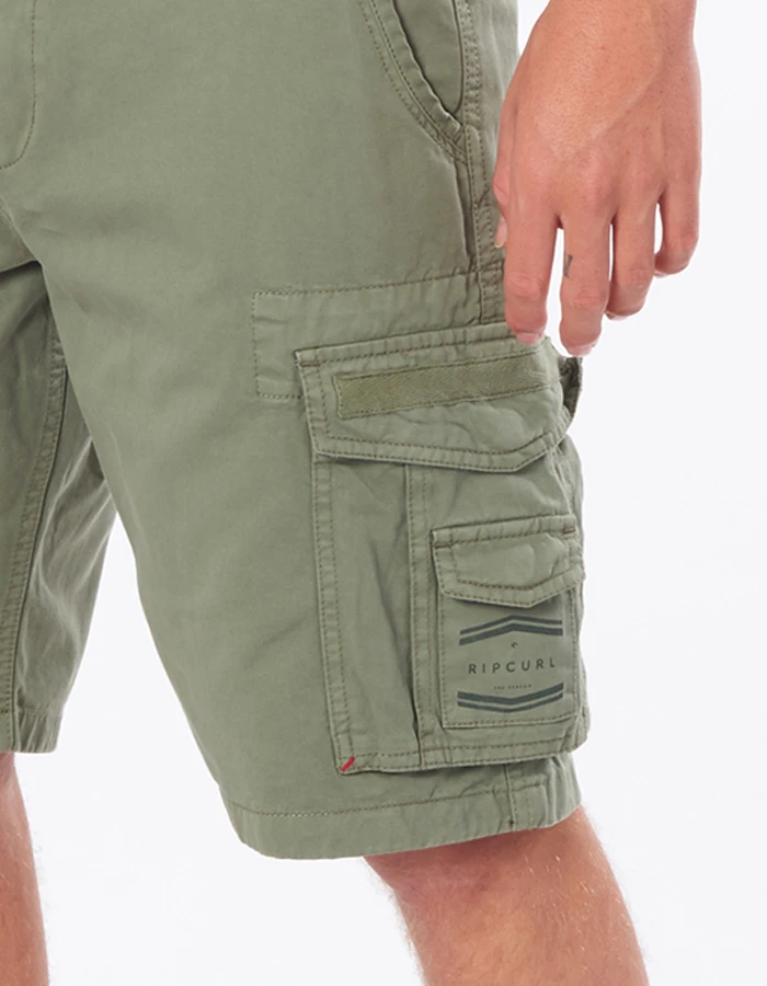 RIP CURL TRAIL CARGO WALKSHORTS 21" MID GREEN 4 RIP CURL TRAIL CARGO WALKSHORTS 21" MID GREEN - Image 4
