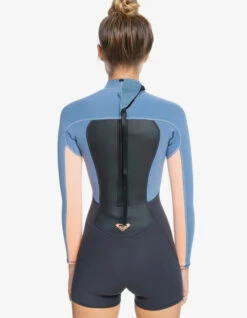 ROXY 2/2 PROLOGUE BACK ZIP WETSUIT LONG SLEEVE FOR WOMEN POW -Salty Crew Shop roxy prologue 2 2 back zip muta estiva maniche lunghe donna pow 5