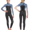 ROXY 4/3 PROLOGUE BACK ZIP WETSUIT FOR GIRLS 2-16 YRS