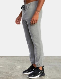 RVCA SWIFT SWEATPANT HEATHER GREY -Salty Crew Shop rvca va swift sweat pant heather grey 1