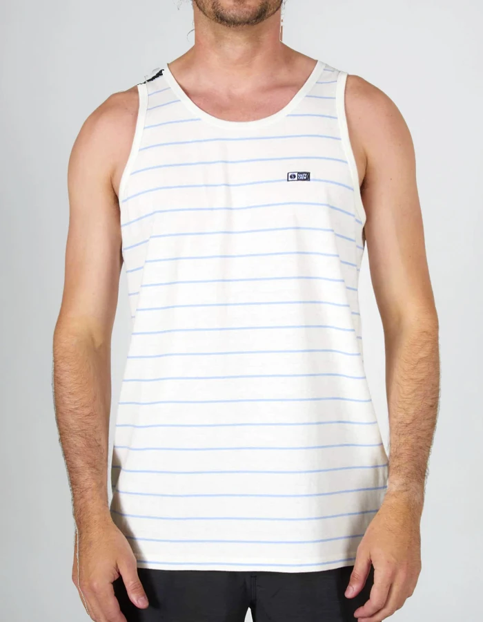 SALTY CREW AHOY TANK TOP VINTAGE WHITE