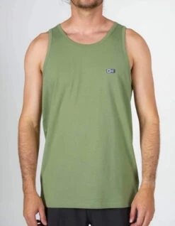 SALTY CREW BARE BONES TANK TOP GREEN