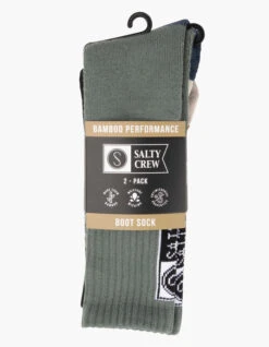 SALTY CREW COLD FRONT 2 PACK SOCKS -Salty Crew Shop salty crew cold front 2 pack set calzini 2