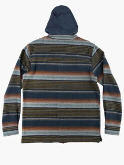 SALTY CREW MAINLAND FLANNEL DARK SLATE -Salty Crew Shop salty crew mainland flannel camicia in flanella con cappuccio