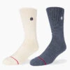 SALTY CREW WOOLY SOCKS 2 PACK SET ASSORTED 2