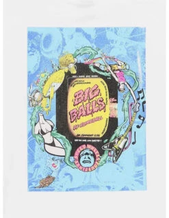 SANTA CRUZ BIG BALLS AD T-SHIRT WHITE -Salty Crew Shop santa cruz big balls ad t shirt white 5