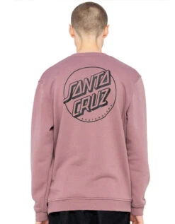 SANTA CRUZ OPUS DOT STRIPE CREW WASHED GRAPE 7 SANTA CRUZ OPUS DOT STRIPE CREW WASHED GRAPE -Salty Crew Shop santa cruz opus dot stripe crew felpa washed grape 2