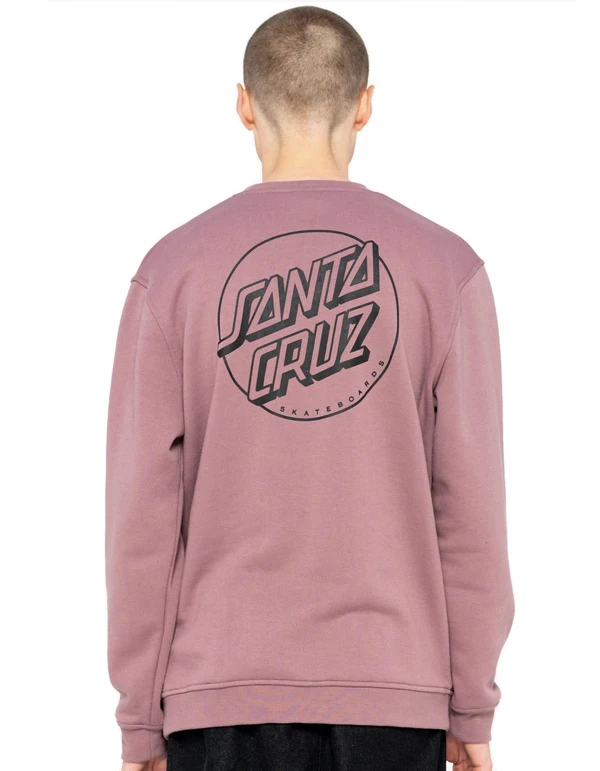 SANTA CRUZ OPUS DOT STRIPE CREW WASHED GRAPE 3 SANTA CRUZ OPUS DOT STRIPE CREW WASHED GRAPE - Image 3