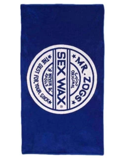 SEX WAX BEACH TOWEL BLUE XL