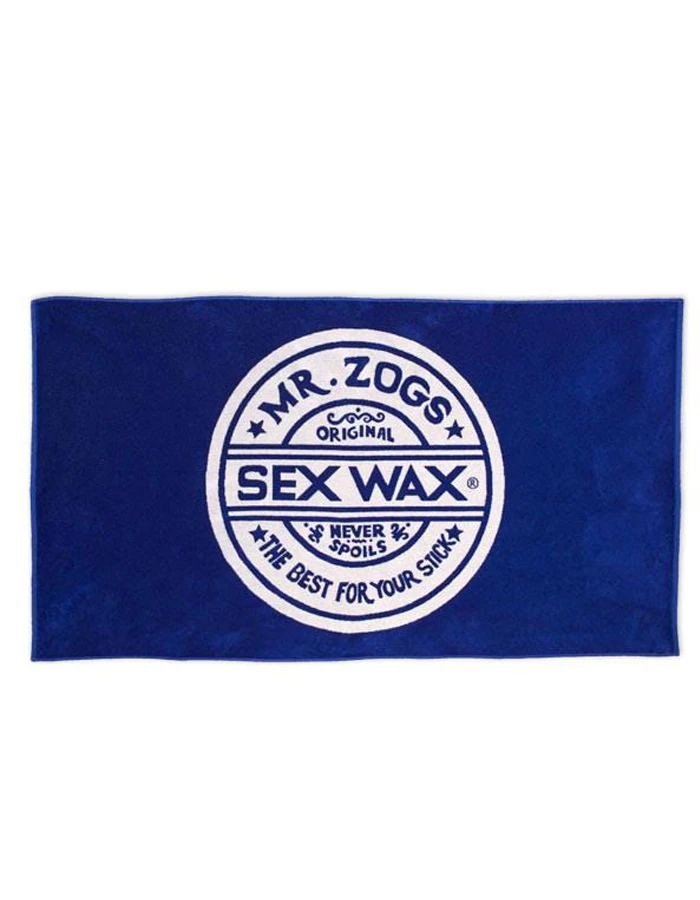 SEX WAX BEACH TOWEL BLUE XL 2 SEX WAX BEACH TOWEL BLUE XL - Image 2