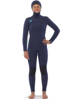 SISSTREVOLUTION 5/4 HOODED CHEST FULL WETSUIT STRONG BLUE