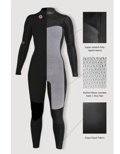 SISSTREVOLUTION SEVEN SEAS YOUTH 3/2 CHEST FULL WETSUIT BLACK 7 SISSTREVOLUTION SEVEN SEAS YOUTH 3/2 CHEST FULL WETSUIT BLACK -Salty Crew Shop sisstrevolution seven seas youth 3 2 chest full wetsuit black