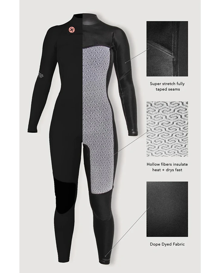 SISSTREVOLUTION SEVEN SEAS YOUTH 3/2 CHEST FULL WETSUIT BLACK 3 SISSTREVOLUTION SEVEN SEAS YOUTH 3/2 CHEST FULL WETSUIT BLACK - Image 3