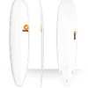 TORQ TET 8'0" LONG WHITE + PINLINE