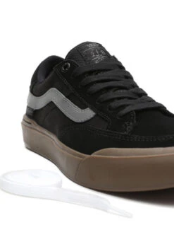 VANS BERLE PRO SKATE SHOES BLACK -Salty Crew Shop vans scarpe berle pro black 7
