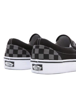 VANS CHECKERBOARD CLASSIC SLIP-ON SHOES BLACK PEWTER -Salty Crew Shop vans scarpe classic slip on black pewter checkerboard 6
