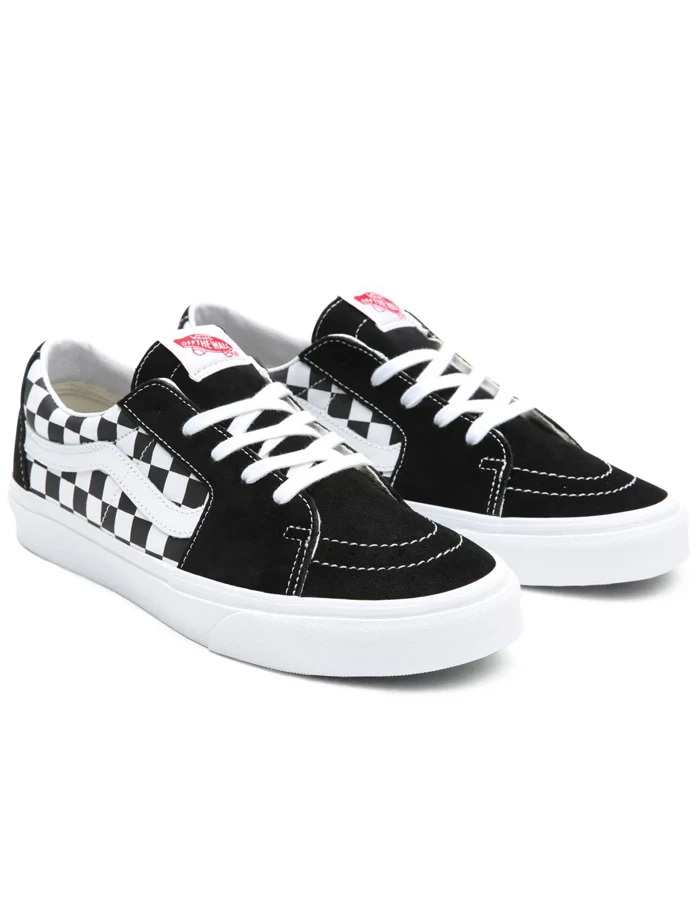 VANS SK8-LOW RACING BLACK CHECKERBOARD SHOES 2 VANS SK8-LOW RACING BLACK CHECKERBOARD SHOES - Image 2