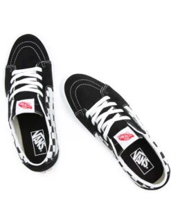 VANS SK8-LOW RACING BLACK CHECKERBOARD SHOES 8 VANS SK8-LOW RACING BLACK CHECKERBOARD SHOES -Salty Crew Shop vans scarpe sk8 low black checkerboard 1