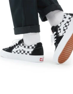 VANS SK8-LOW RACING BLACK CHECKERBOARD SHOES 10 VANS SK8-LOW RACING BLACK CHECKERBOARD SHOES -Salty Crew Shop vans scarpe sk8 low black checkerboard 2