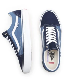 VANS SKATE OLD SKOOL SHOES BLUE NAVY -Salty Crew Shop vans scarpe skate old skool blue navy