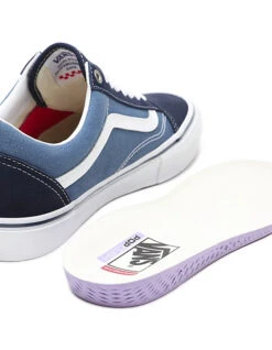 VANS SKATE OLD SKOOL SHOES BLUE NAVY -Salty Crew Shop vans scarpe skate old skool blue navy 2