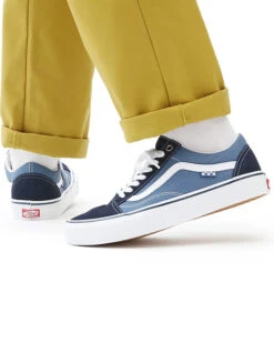 VANS SKATE OLD SKOOL SHOES BLUE NAVY -Salty Crew Shop vans scarpe skate old skool blue navy 9