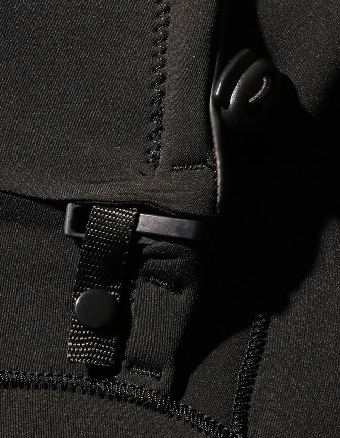 VISSLA MUTA 7 SEAS 3/2 FULL CHEST FRONT ZIP BLACK - Image 6