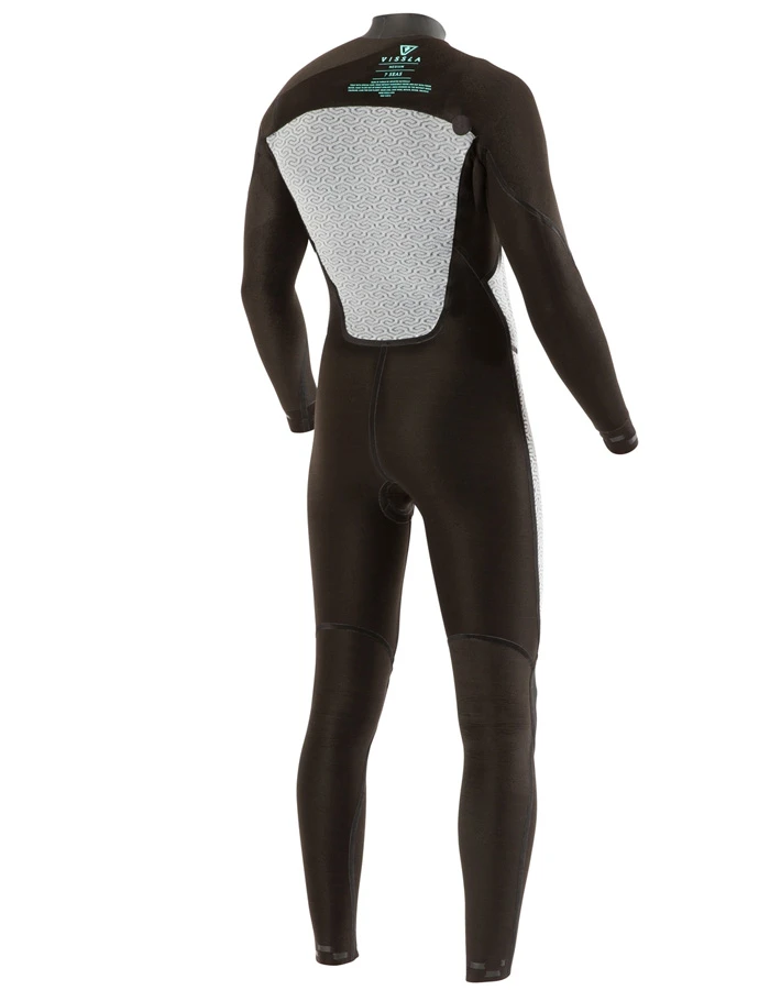 VISSLA MUTA 7 SEAS 3/2 FULL CHEST FRONT ZIP BLACK - Image 4