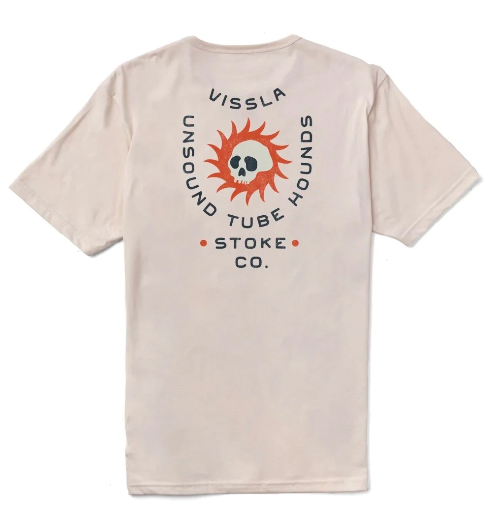 VISSLA TUBE HOUNDS ORGANIC TEE BON 1 VISSLA TUBE HOUNDS ORGANIC TEE BON