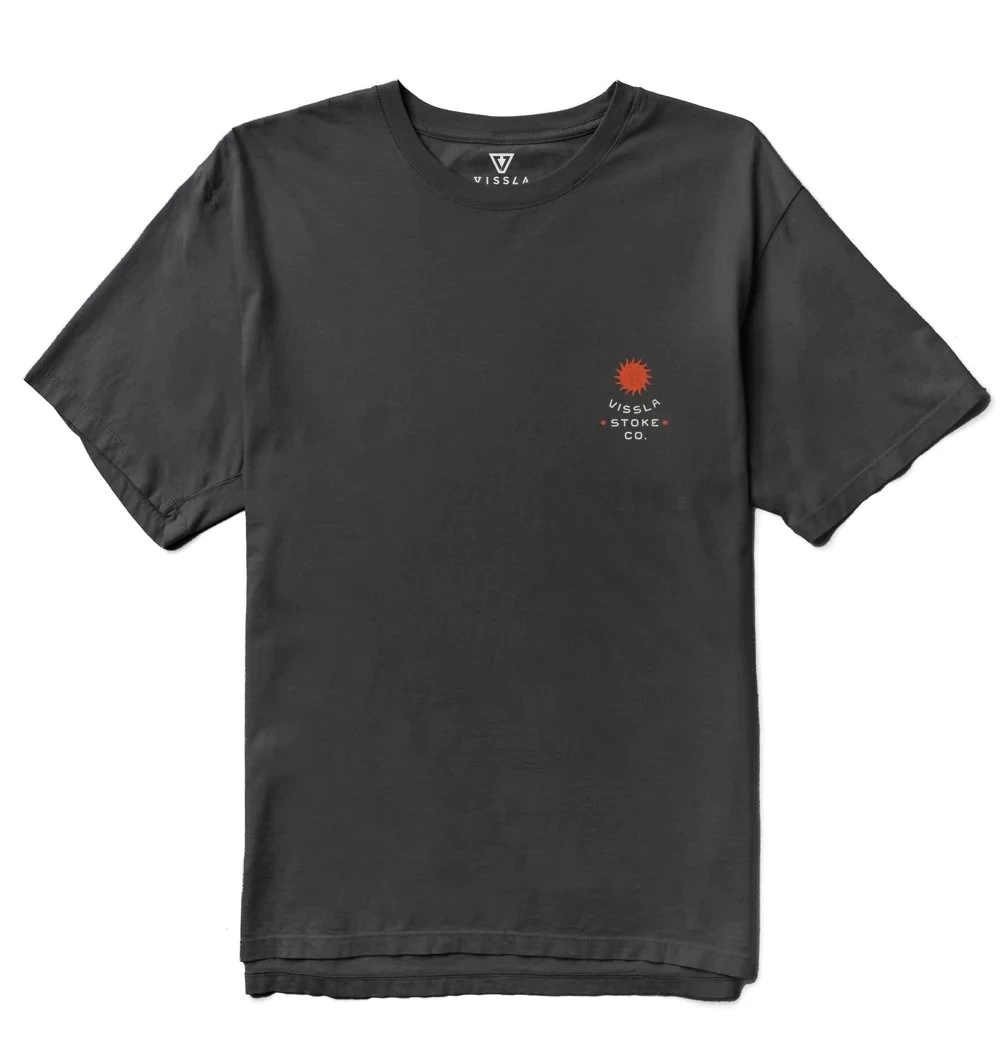 VISSLA TUBE HOUNDS ORGANIC TEE PHANTOM 2 VISSLA TUBE HOUNDS ORGANIC TEE PHANTOM - Image 2