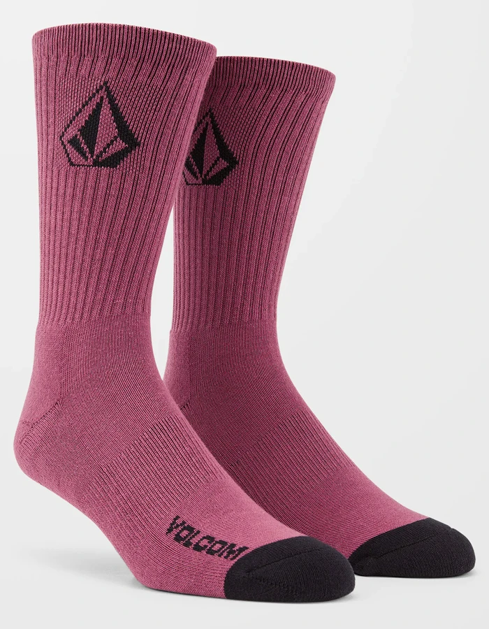 VOLCOM FULL STONE SOCKS WHITE 3 PACK AGAVE 3 VOLCOM FULL STONE SOCKS WHITE 3 PACK AGAVE - Image 3