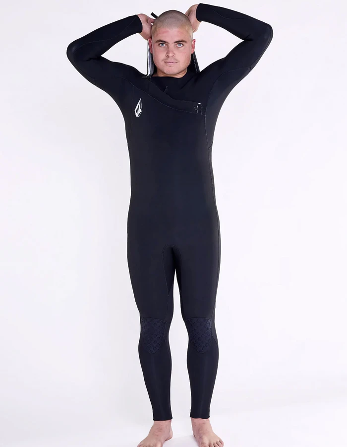 VOLCOM MODULATOR 5/4/3MM HOODED CHEST ZIP WETSUIT BLACK 8 VOLCOM MODULATOR 5/4/3MM HOODED CHEST ZIP WETSUIT BLACK - Image 8