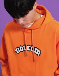 VOLCOM OBTIC HOODIE CARROT 9 VOLCOM OBTIC HOODIE CARROT -Salty Crew Shop volcom obtic felpa con cappuccio 3