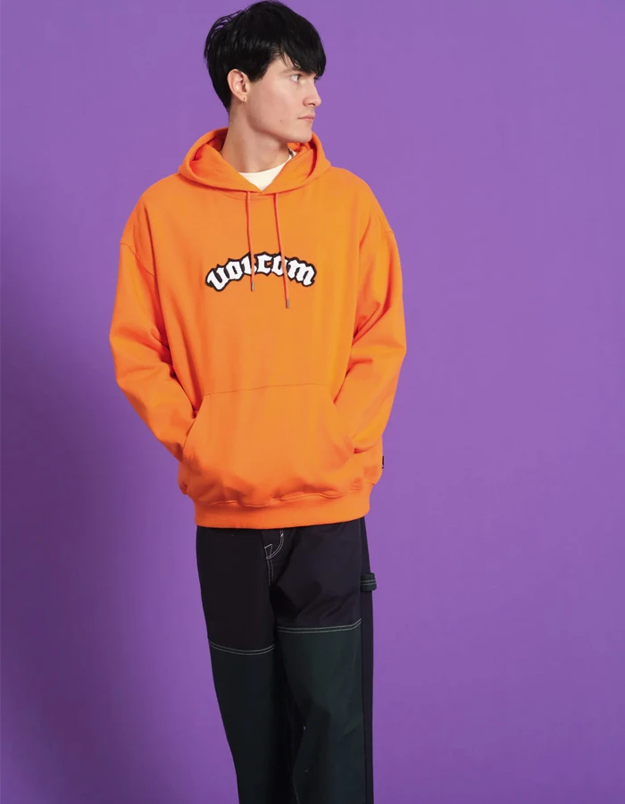 VOLCOM OBTIC HOODIE CARROT 3 VOLCOM OBTIC HOODIE CARROT - Image 3