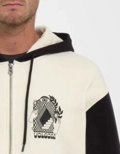 VOLCOM WATANITE ZIP HOODIE DIRTY WHITE 7 VOLCOM WATANITE ZIP HOODIE DIRTY WHITE -Salty Crew Shop volcom watanite felpa zip con cappuccio 2