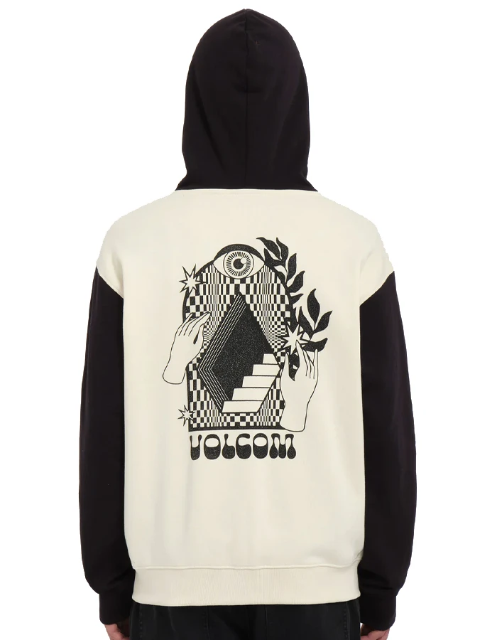 VOLCOM WATANITE ZIP HOODIE DIRTY WHITE 4 VOLCOM WATANITE ZIP HOODIE DIRTY WHITE - Image 4