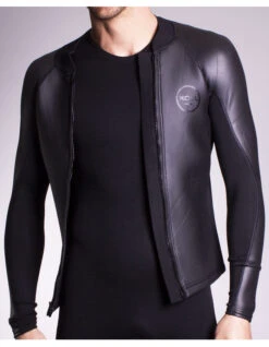XCEL MEN'S AXIS 2/1MM SHARK SKIN FRONT ZIP -Salty Crew Shop xcel corpetto manica lunga axis 2 1mm shark skin front zip